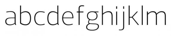 Regan Light Font LOWERCASE