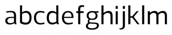 Regan Medium Font LOWERCASE