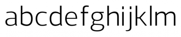 Regan Regular Font LOWERCASE
