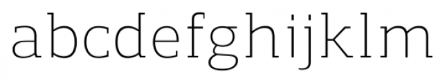 Regan Slab Light Font LOWERCASE