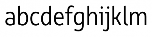 Rehn Condensed Light Font LOWERCASE