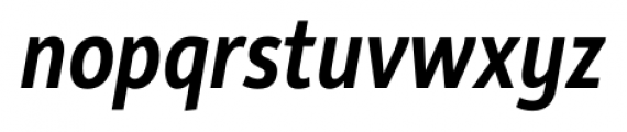 Rehn Condensed Medium Italic Font LOWERCASE