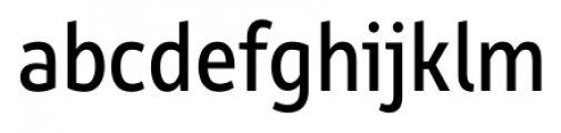 Rehn Condensed Regular Font LOWERCASE