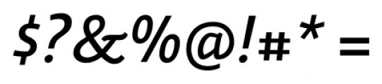Relato Sans OT Medium Italic Font OTHER CHARS
