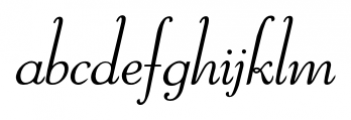 Reliant Regular Font LOWERCASE