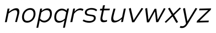 Remissis Light Italic Font LOWERCASE