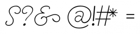 Renania Regular Font OTHER CHARS