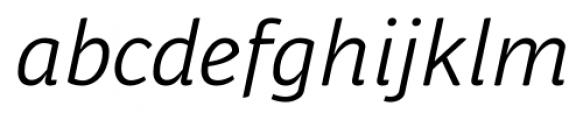 Respublika FY Light Italic Font LOWERCASE