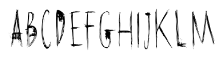 Retch Regular Font LOWERCASE