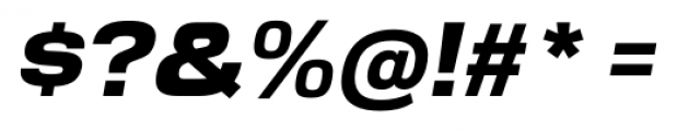 Reversal ExtraBold Italic Font OTHER CHARS