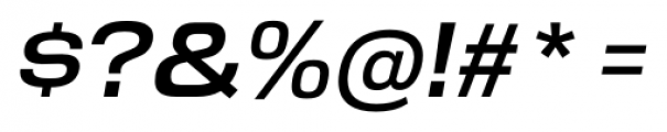 Reversal Italic Font OTHER CHARS
