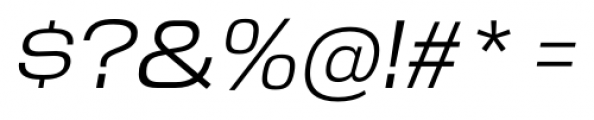 Reversal Light Italic Font OTHER CHARS