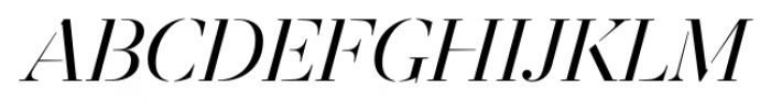 Revista Stencil Italic Font UPPERCASE