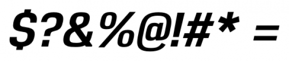 Reznik Bold Italic Font OTHER CHARS