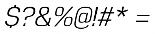 Reznik Italic Font OTHER CHARS