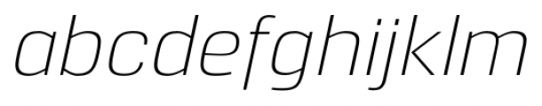 Reznik Light Italic Font LOWERCASE