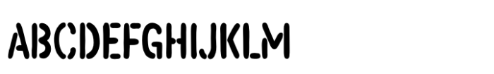 ReRun Stencil Clean FONT