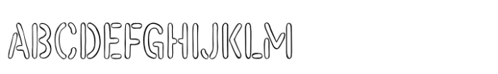 ReRun Stencil Outline FONT