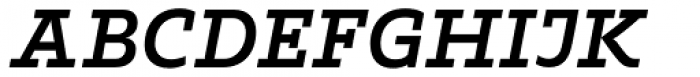 Readable Serif Pro Bold Italic Font UPPERCASE
