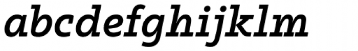 Readable Serif Pro Bold Italic Font LOWERCASE
