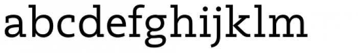 Readable Serif Pro Regular Font LOWERCASE
