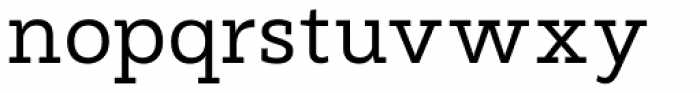 Readable Serif Pro Regular Font LOWERCASE