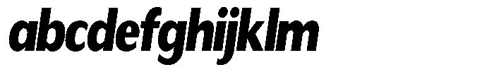 Readant Black Condensed Oblique FONT