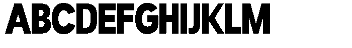 Readant Black Condensed Font UPPERCASE