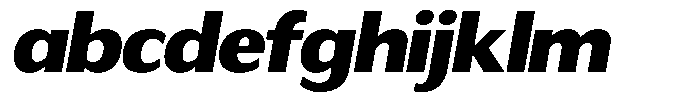 Readant Black Expanded Oblique FONT