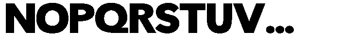 Readant Black Expanded Font UPPERCASE