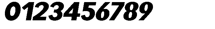Readant Black Semi Expanded Oblique Font OTHER CHARS