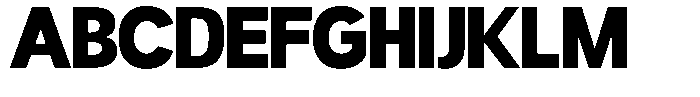 Readant Black Font UPPERCASE