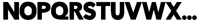 Readant Black Font UPPERCASE