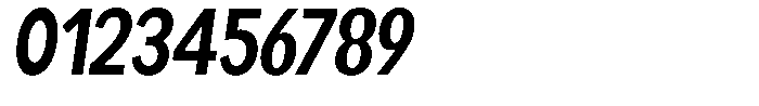 Readant Bold Condensed Oblique Font OTHER CHARS