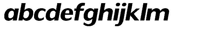 Readant Bold Expanded Oblique FONT