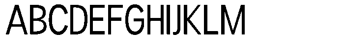 Readant Condensed Font UPPERCASE