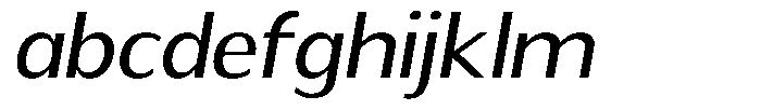 Readant Expanded Oblique FONT