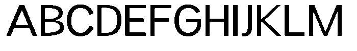 Readant Expanded Font UPPERCASE