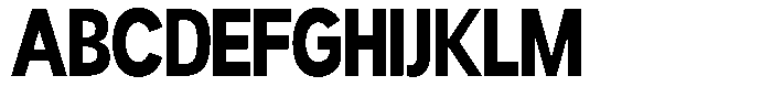 Readant Extra Bold Condensed Font UPPERCASE