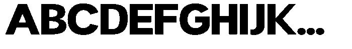 Readant Extra Bold Expanded Font UPPERCASE