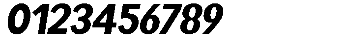 Readant Extra Bold Oblique Font OTHER CHARS