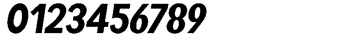 Readant Extra Bold Sem Condensed Obliq Font OTHER CHARS