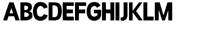 Readant Extra Bold Semi Condensed Font UPPERCASE
