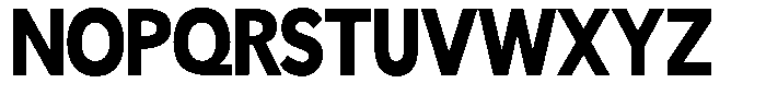 Readant Extra Bold Semi Condensed Font UPPERCASE