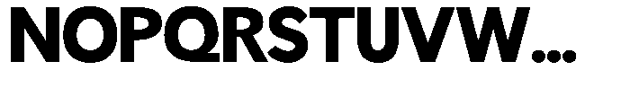 Readant Extra Bold Semi Expanded Font UPPERCASE