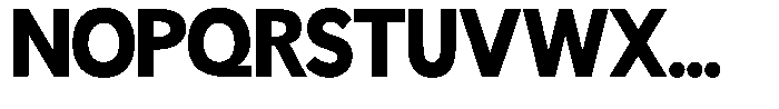 Readant Extra Bold Font UPPERCASE
