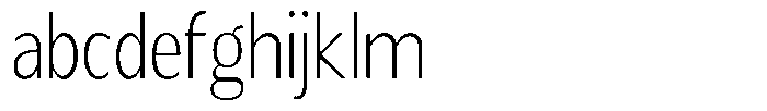 Readant Extra Light Condensed FONT