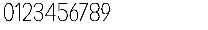 Readant Extra Light Semi Condensed Font OTHER CHARS