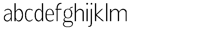 Readant Extra Light Semi Condensed FONT