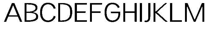 Readant Light Expanded Font UPPERCASE